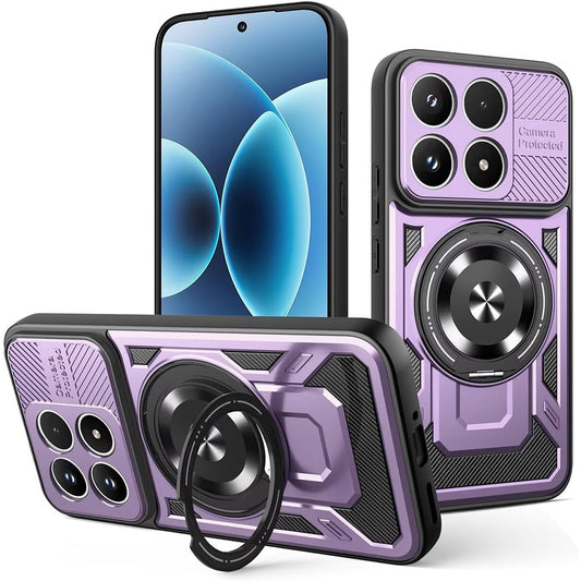 Калъф за Xiaomi 17, Techsuit, RuggedCam, Лилав
