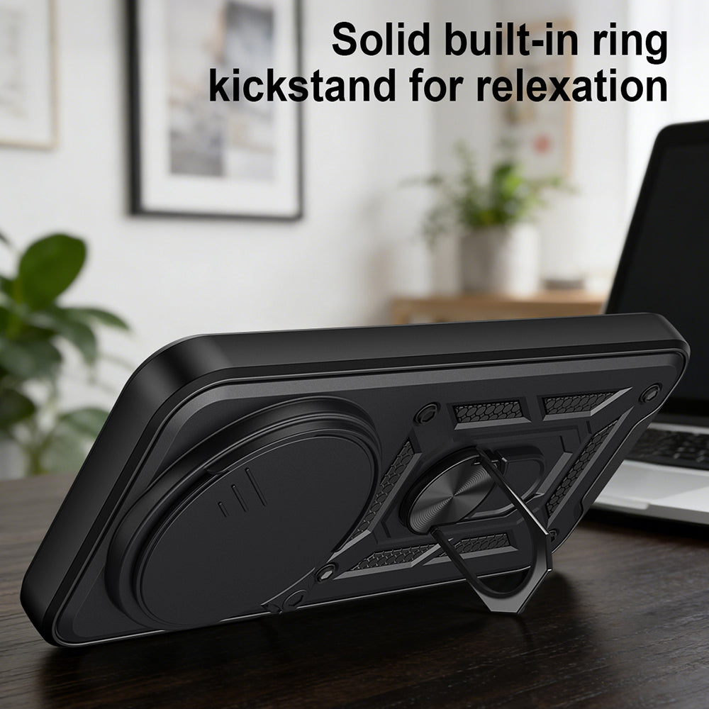 Калъф за Xiaomi 17 Ultra, Techsuit, CamShield, Черен