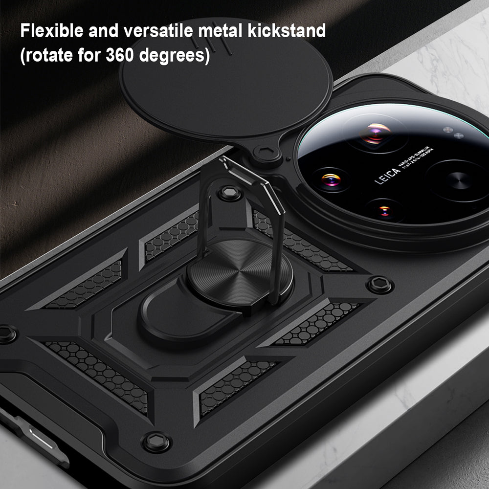 Калъф за Xiaomi 17 Ultra, Techsuit, CamShield, Черен