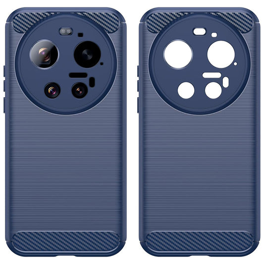 Калъф за Xiaomi 17 Ultra, Techsuit, Карбон, Син