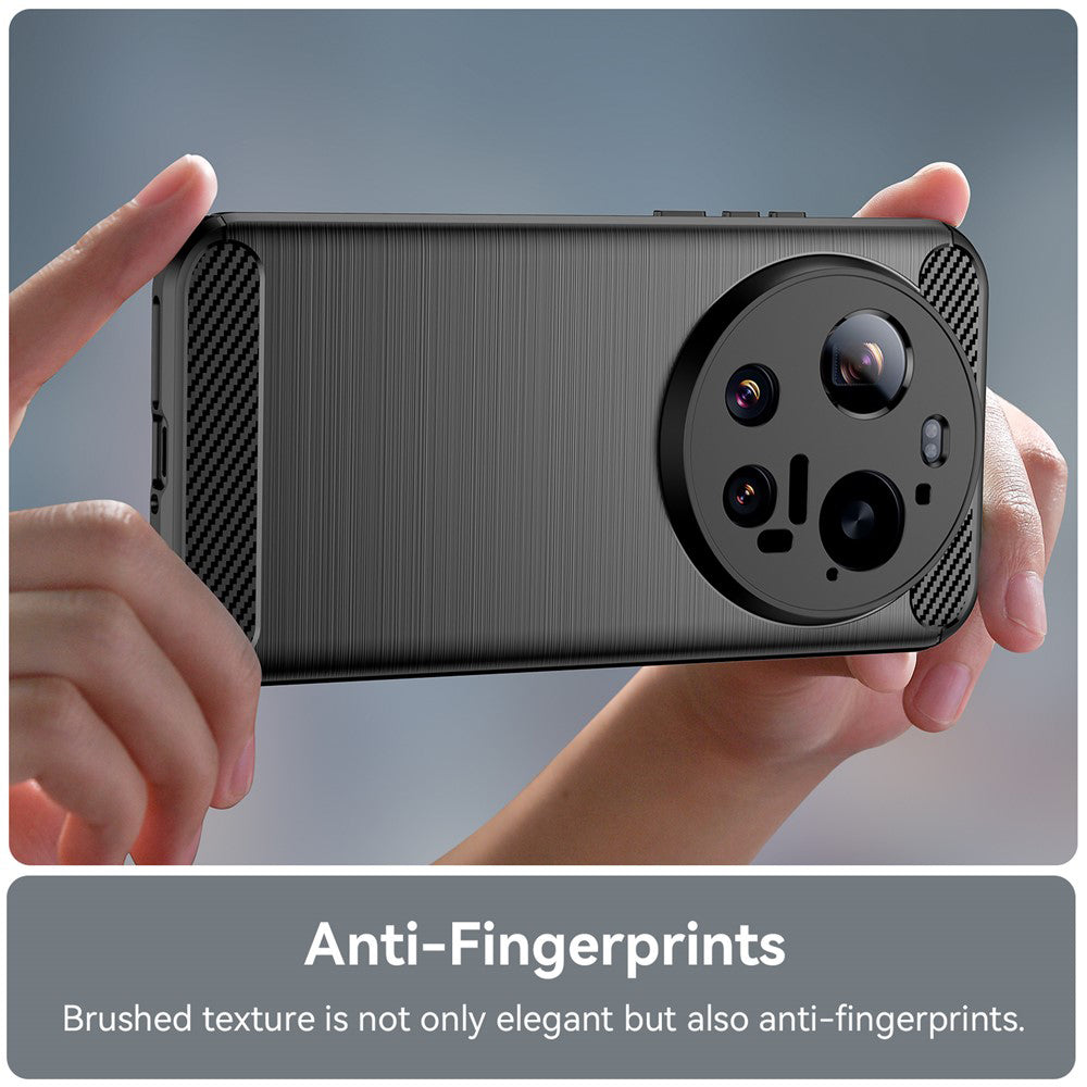 Калъф за Xiaomi 17 Ultra, Techsuit, Карбон, Черен