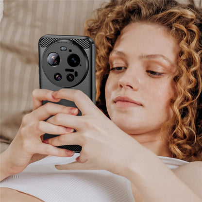 Калъф за Xiaomi 17 Ultra, Techsuit, Карбон, Черен