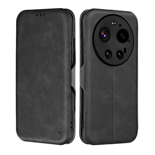 Калъф за Xiaomi 17 Ultra, Techsuit, Safe Wallet Plus, Черен