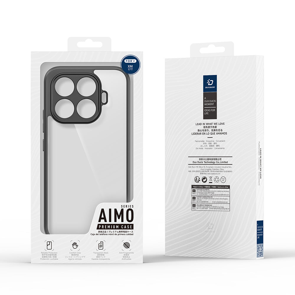 Калъф за Xiaomi 17T, DUX DUCIS, Aimo, Черен