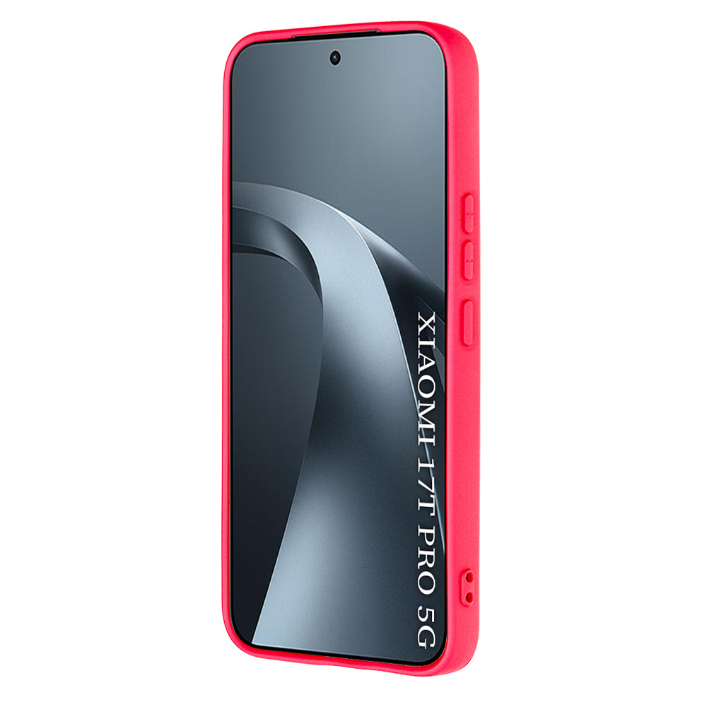 Калъф за Xiaomi 17T Pro, Techsuit, SoftFlex, Тъмно розов