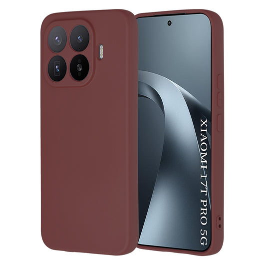 Калъф за Xiaomi 17T Pro, Techsuit, SoftFlex, Бордо