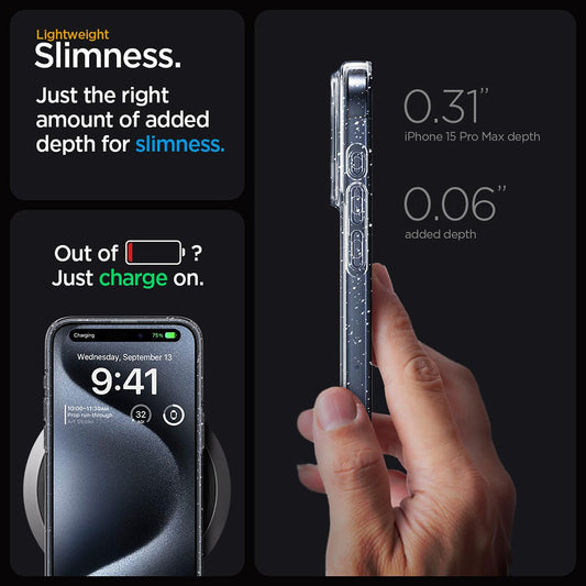 Калъф за Xiaomi 17T Pro, Techsuit, SparkleSkin, Прозрачен