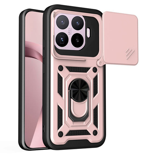 Калъф за Xiaomi 17T, Techsuit, CamShield, Розово злато