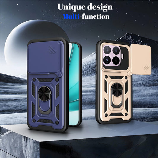 Калъф за Xiaomi 17T, Techsuit, CamShield, Розово злато