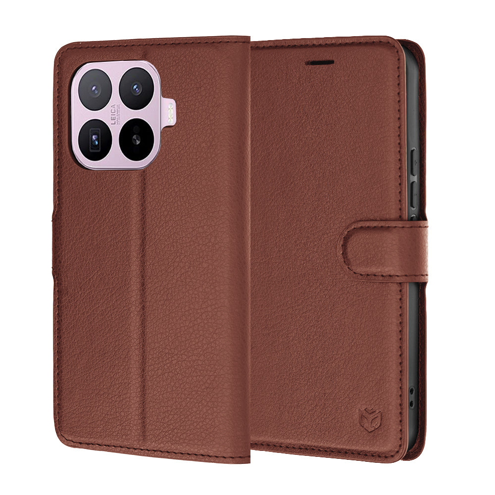 Калъф за Xiaomi 17T, Techsuit, Leather Folio, Кафяв