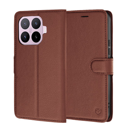 Калъф за Xiaomi 17T, Techsuit, Leather Folio, Кафяв