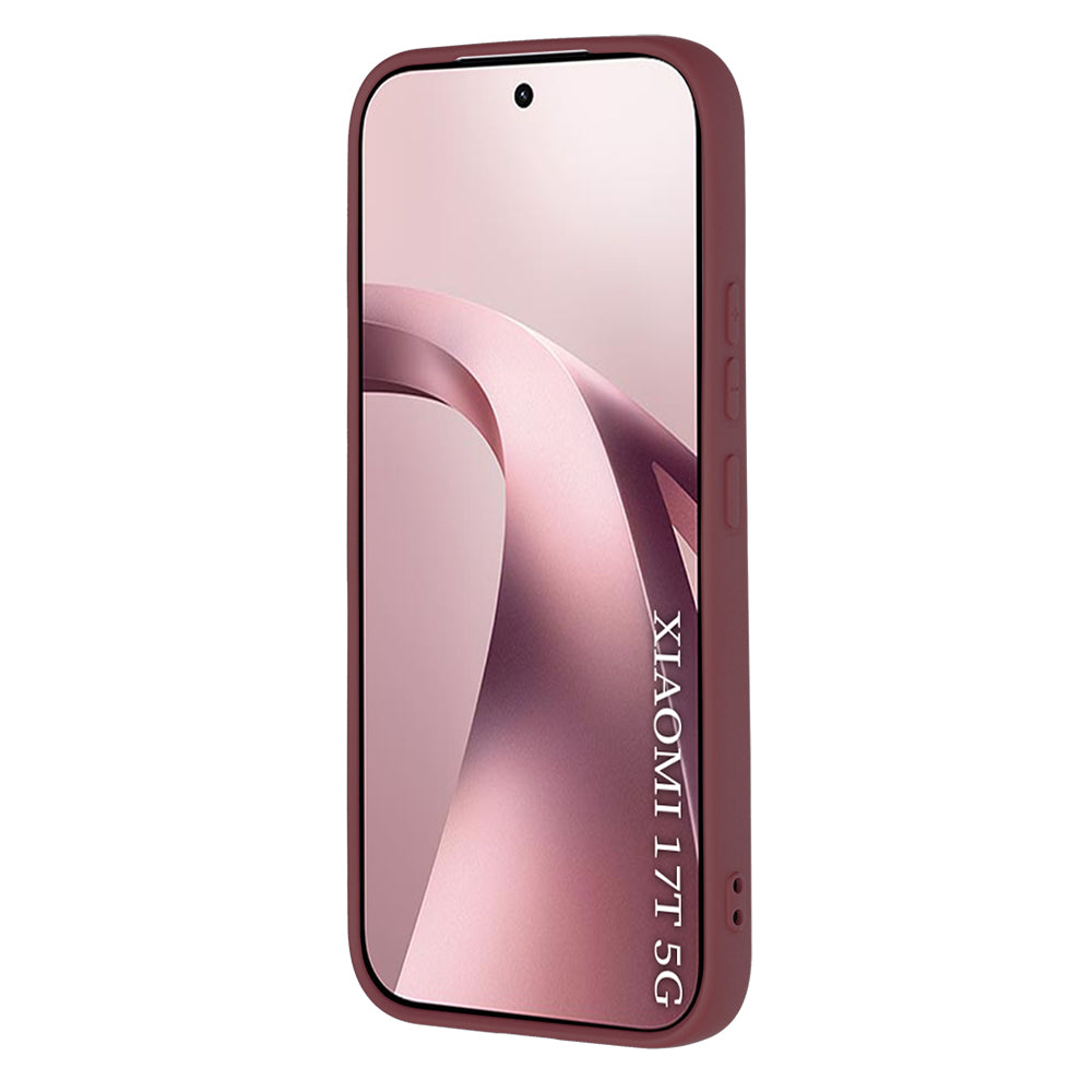 Калъф за Xiaomi 17T, Techsuit, SoftFlex, Бордо