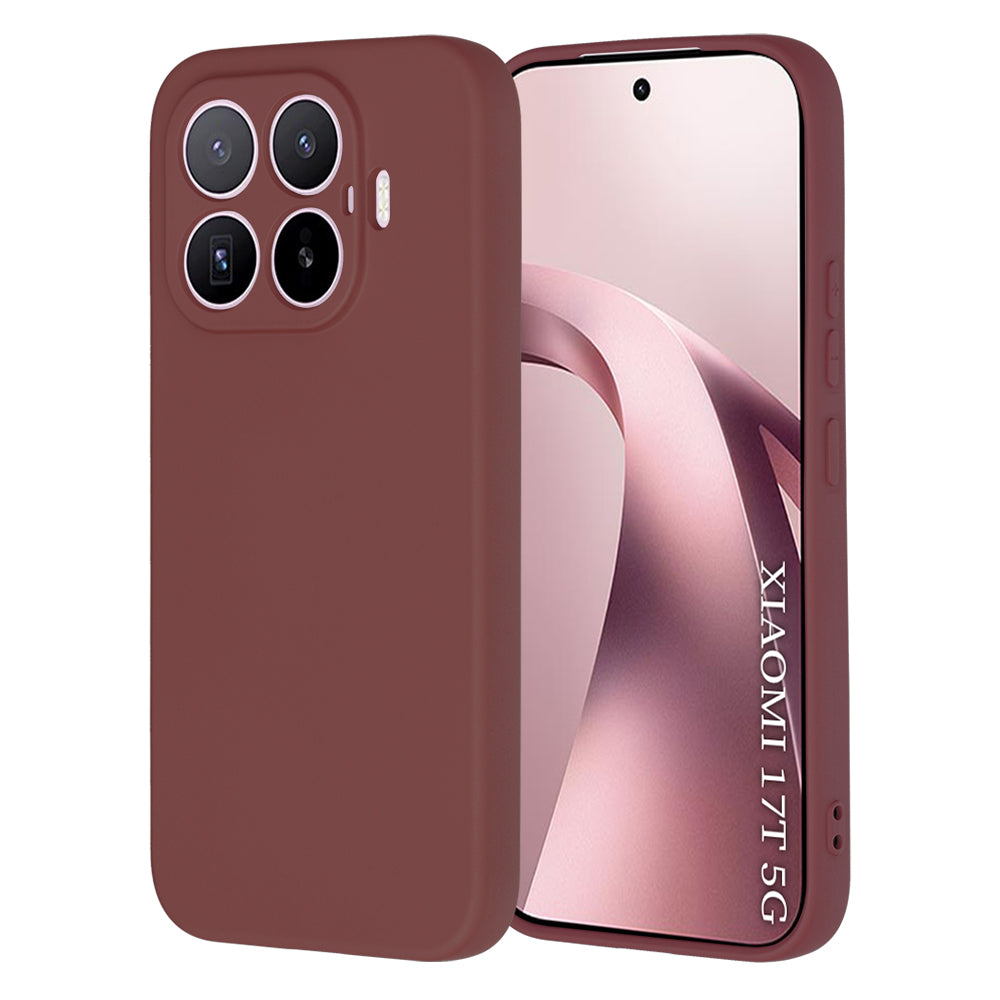 Калъф за Xiaomi 17T, Techsuit, SoftFlex, Бордо