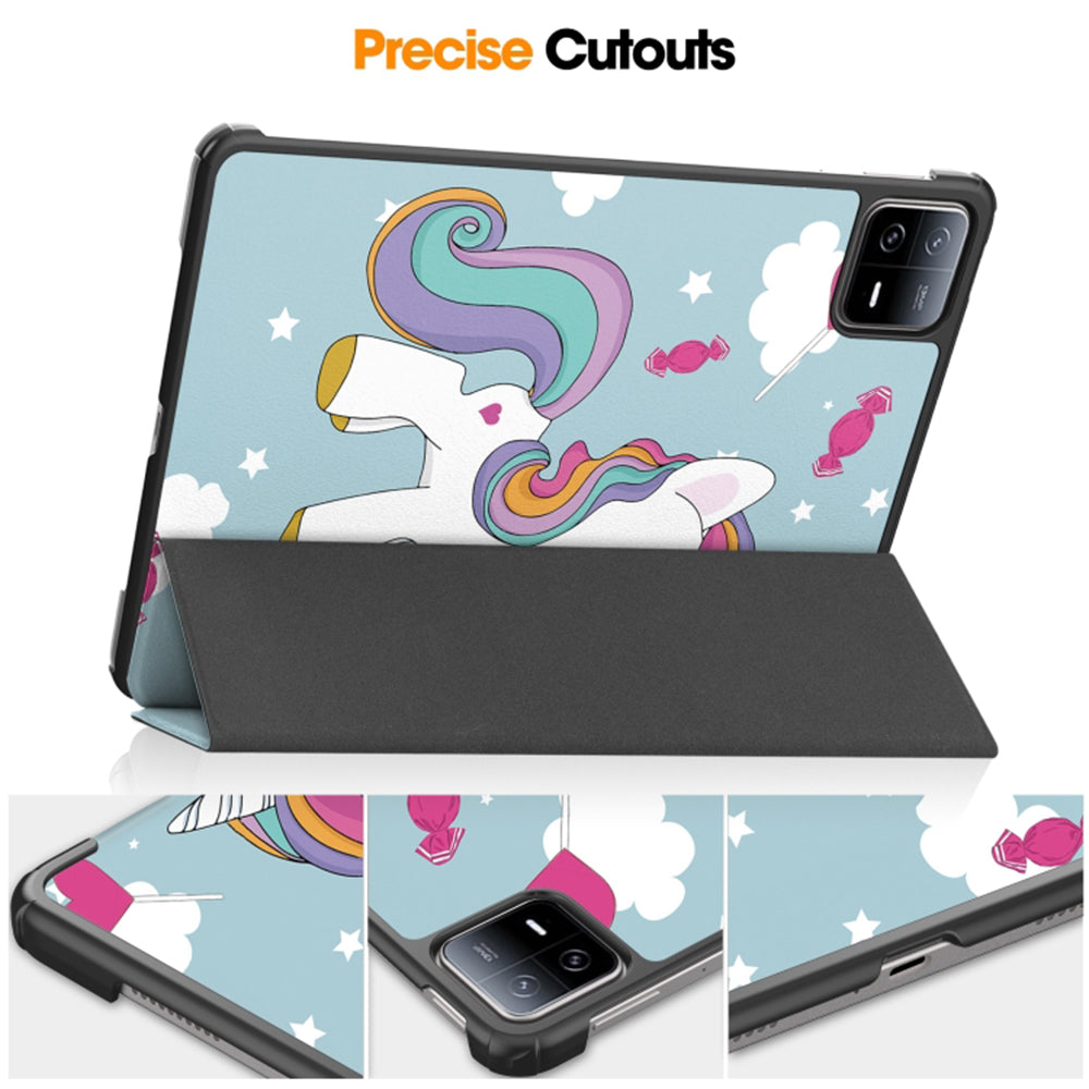 Калъф за Xiaomi Pad 6 / 6 Pro, Techsuit, FoldPro Unicorn, Многоцветен