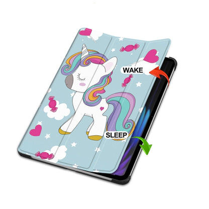 Калъф за Xiaomi Pad 7 / 7 Pro, Techsuit, FoldPro Unicorn, Многоцветен