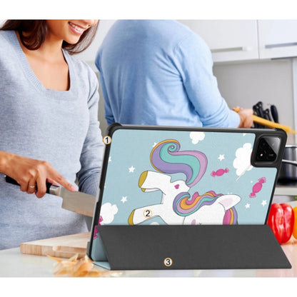 Калъф за Xiaomi Pad 7 / 7 Pro, Techsuit, FoldPro Unicorn, Многоцветен