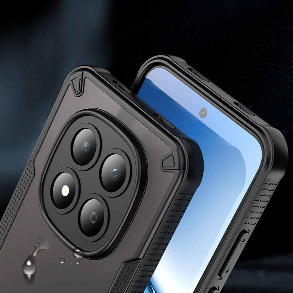 Калъф за Xiaomi Poco M8 Pro / Redmi Note 15 Pro+, Tech-Protect, Rugged Shield, Черен
