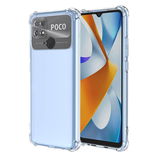 Калъф за Xiaomi Poco C40, Techsuit, противоударен прозрачен, прозрачен