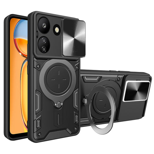 Калъф за Xiaomi Poco C65 / Redmi 13C, Techsuit, CamGuard Pro, Черен