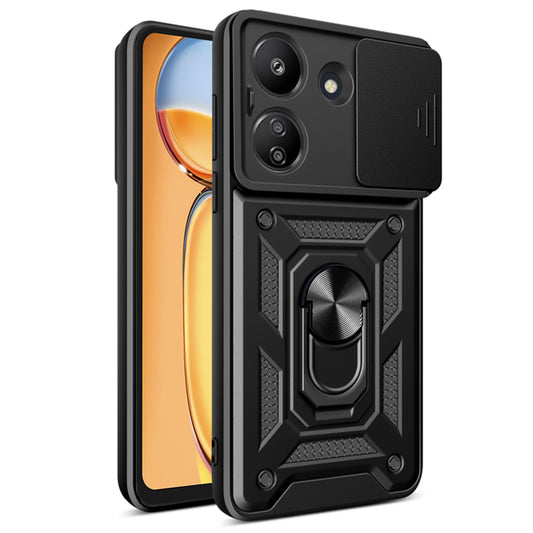 Калъф за Xiaomi Poco C65 / Redmi 13C, Techsuit, CamShield, Черен