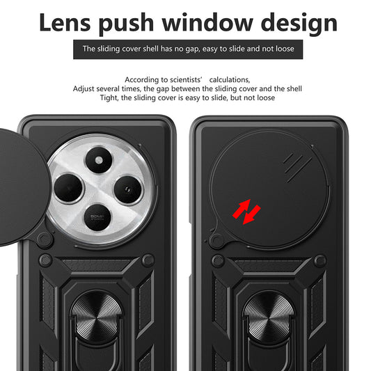 Калъф за Xiaomi Poco C75 / Redmi 14C, Techsuit, CamShield, Син