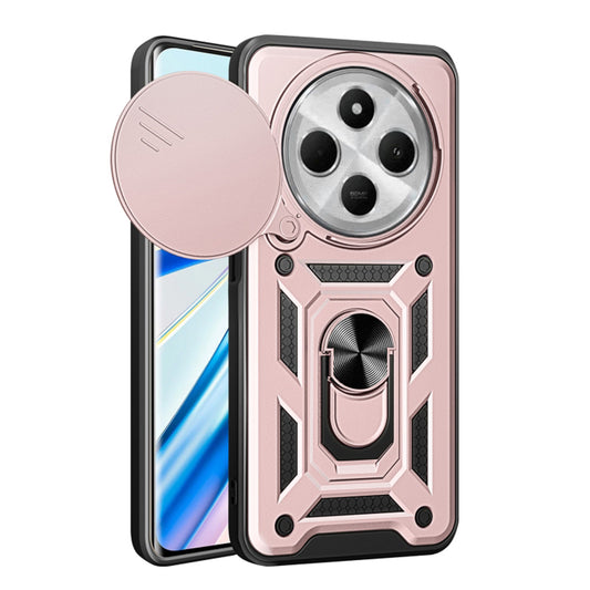 Калъф за Xiaomi Poco C75 / Redmi 14C, Techsuit, CamShield, Розов
