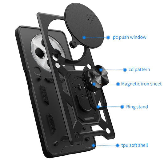 Калъф за Xiaomi Poco C75 / Redmi 14C, Techsuit, CamShield, Зелен