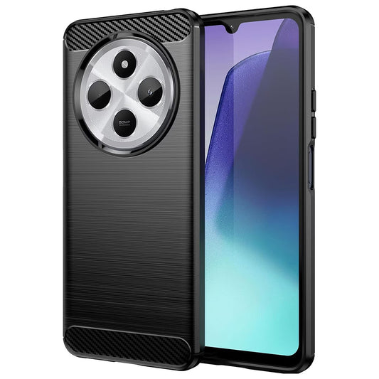 Калъф за Xiaomi Poco C75 / Redmi 14C, Techsuit, Карбон, Черен