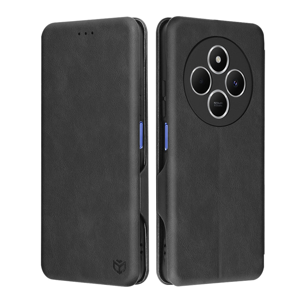 Калъф за Xiaomi Poco C75 / Redmi 14C, Techsuit, Safe Wallet Plus, Черен