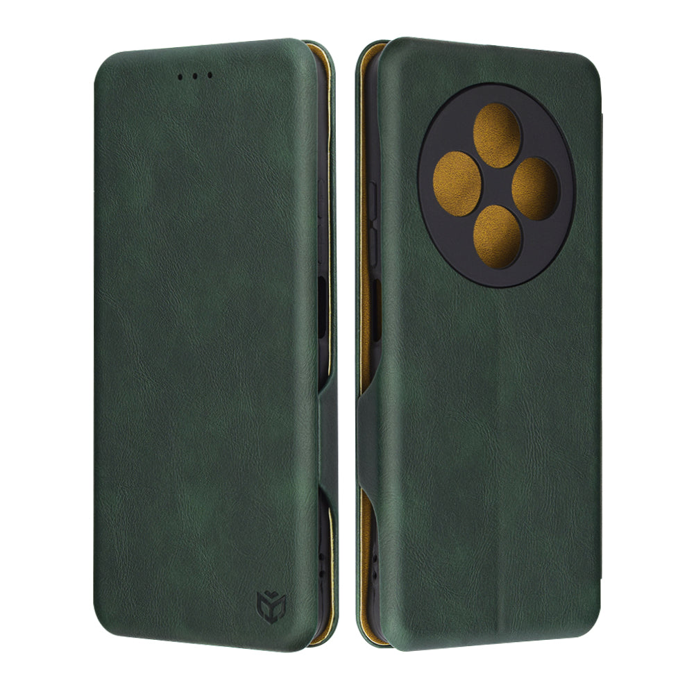 Калъф за Xiaomi Poco C75 / Redmi 14C, Techsuit, Safe Wallet Plus, Зелен