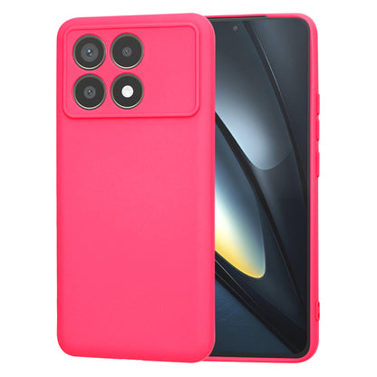 Case for Xiaomi Poco F6 Pro, Techsuit, SoftFlex, Dark Pink