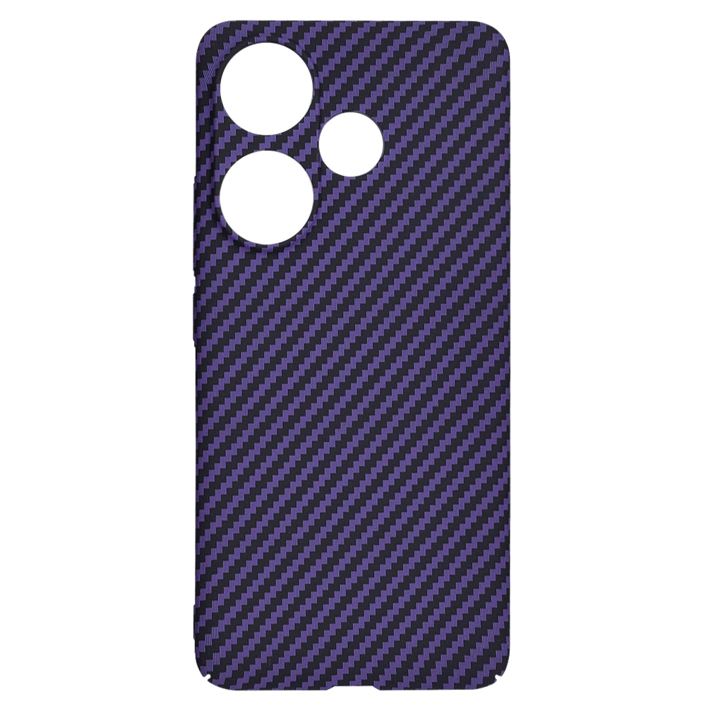Case for Xiaomi Poco F6, Techsuit, Carbonite FiberShell, Purple