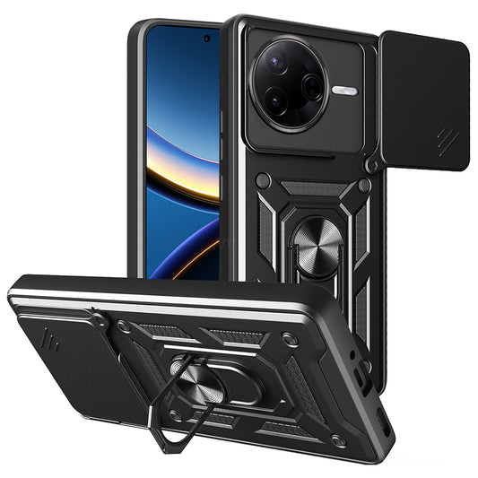 Калъф за Xiaomi Poco F7 Pro, Techsuit, CamShield, Черен