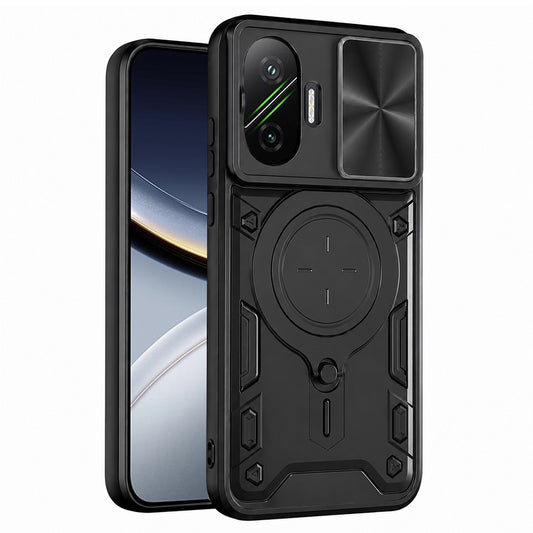 Калъф за Xiaomi Poco F7, Techsuit, CamGuard Pro, Черен