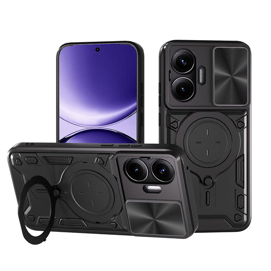 Калъф за Xiaomi Poco F7, Techsuit, CamGuard Pro, Черен