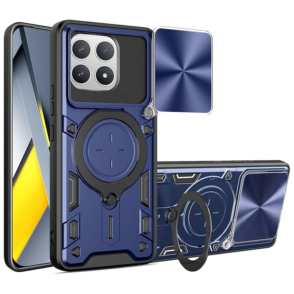 Калъф за Xiaomi Poco F8 Pro, Techsuit, CamGuard Pro, Син