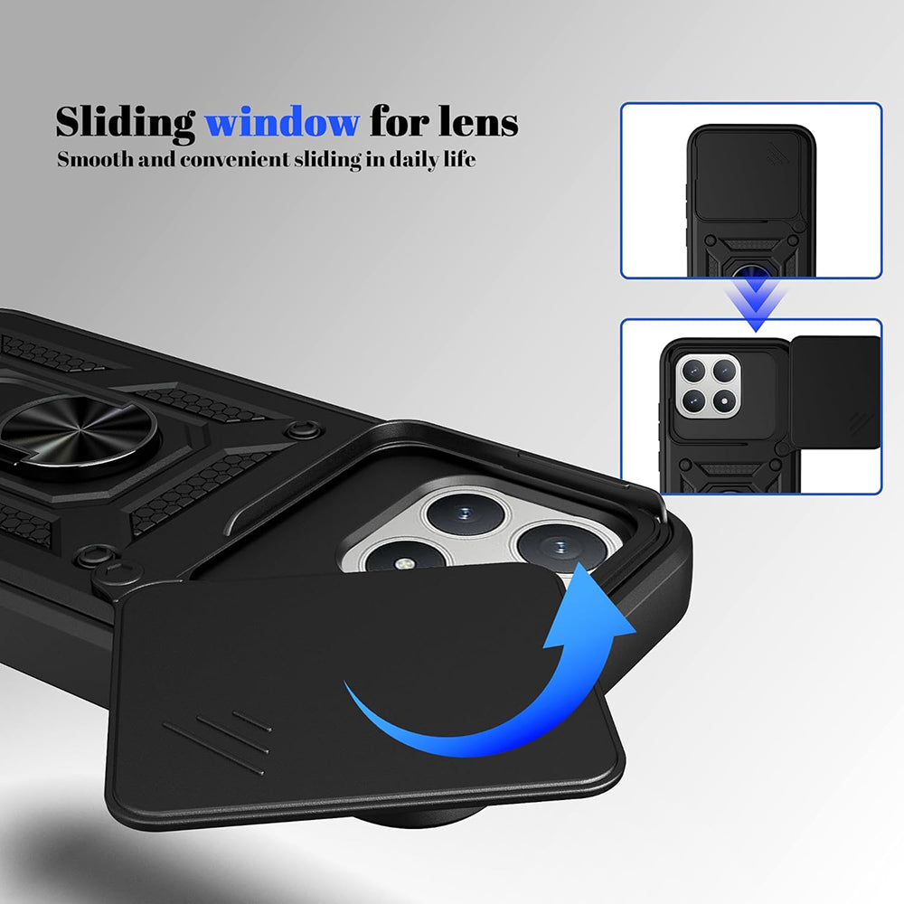 Калъф за Xiaomi Poco F8 Pro, Techsuit, CamShield, Черен