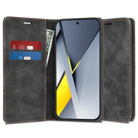 Калъф за Xiaomi Poco F8 Pro, Techsuit, Confy, Черен