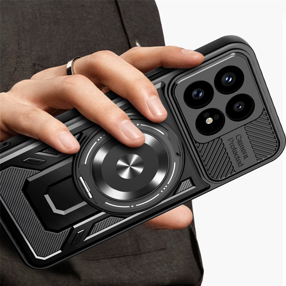 Калъф за Xiaomi Poco F8 Pro, Techsuit, RuggedCam, Син