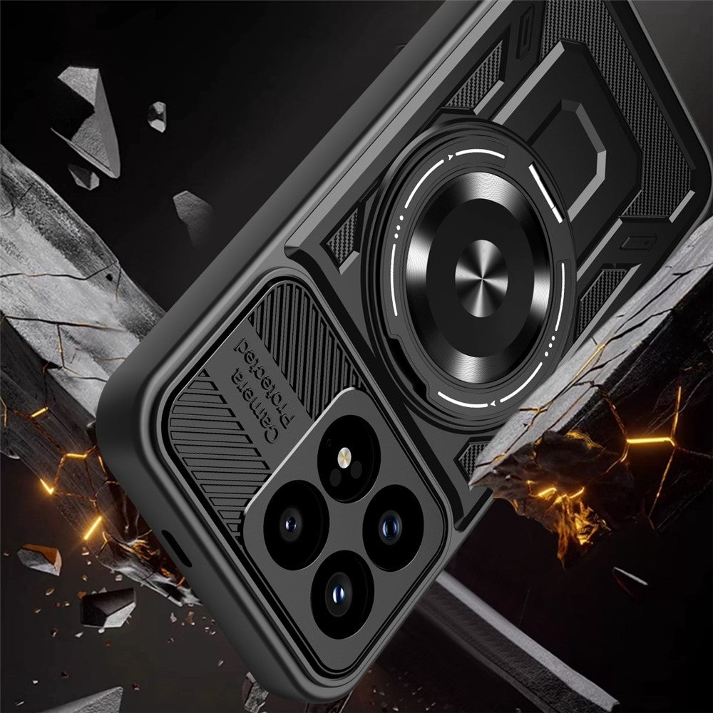 Калъф за Xiaomi Poco F8 Pro, Techsuit, RuggedCam, Син