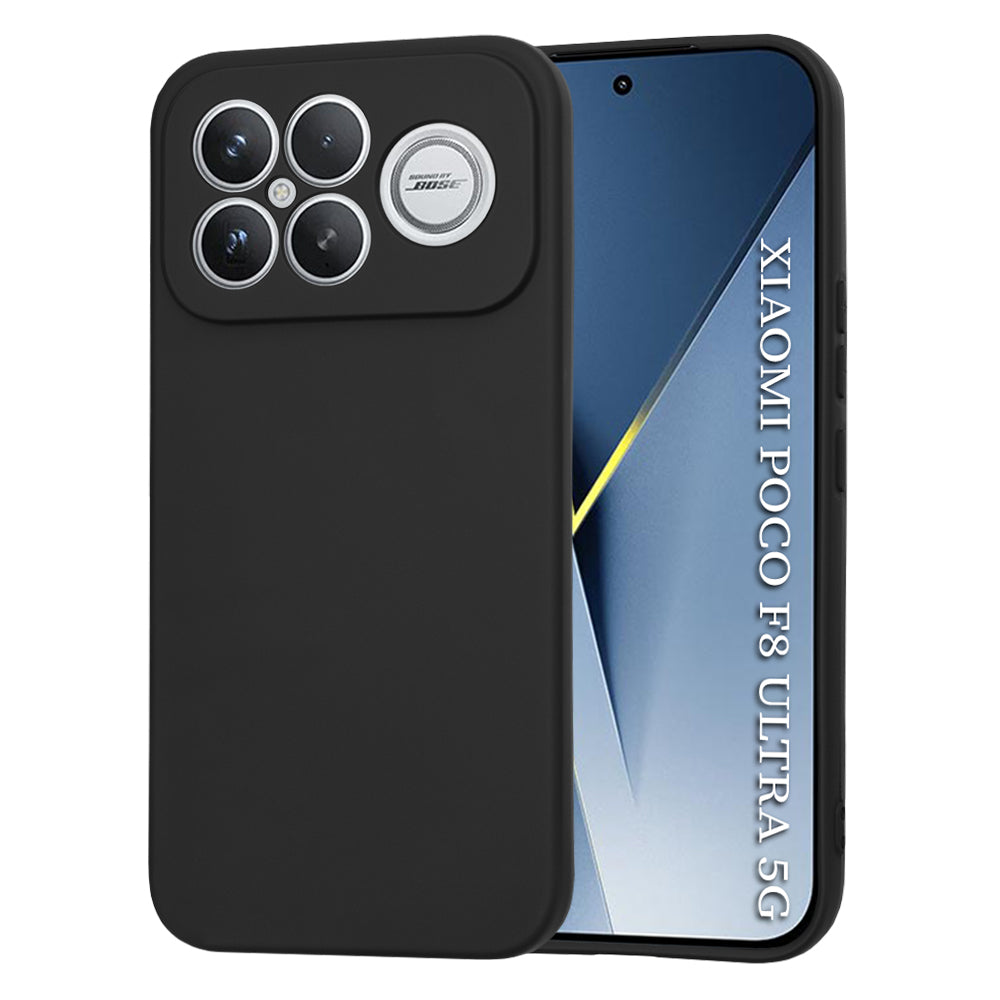 Case for Xiaomi Poco F8 Ultra, Techsuit, SoftFlex, Black