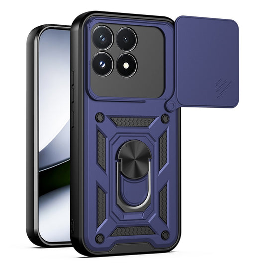 Калъф за Xiaomi Poco F9 Pro, Techsuit, CamShield, Син