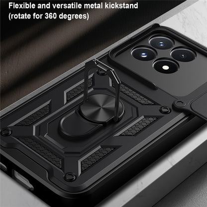 Калъф за Xiaomi Poco F9 Pro, Techsuit, CamShield, Черен