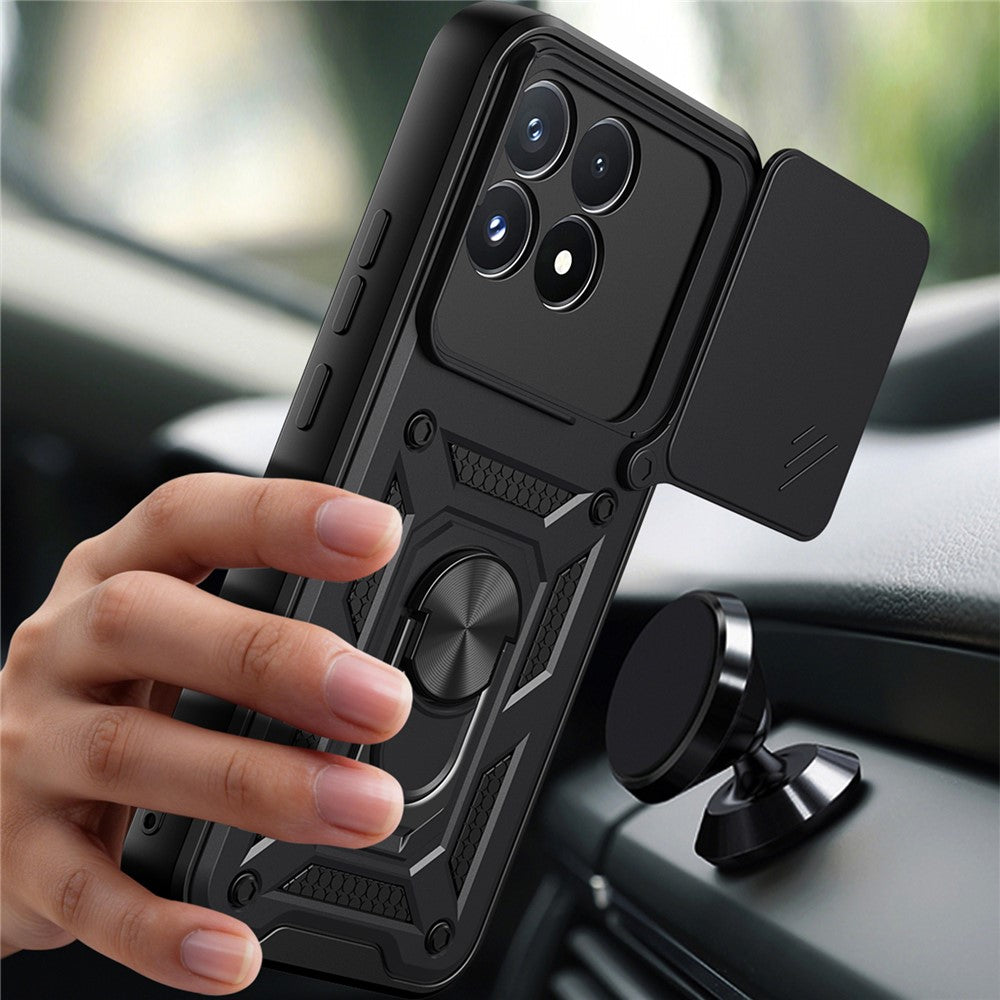 Калъф за Xiaomi Poco F9 Pro, Techsuit, CamShield, Черен