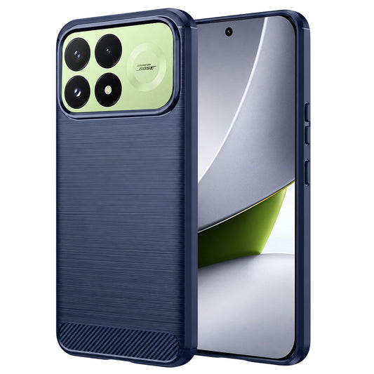 Калъф за Xiaomi Poco F9 Pro, Techsuit, Carbon, синкав
