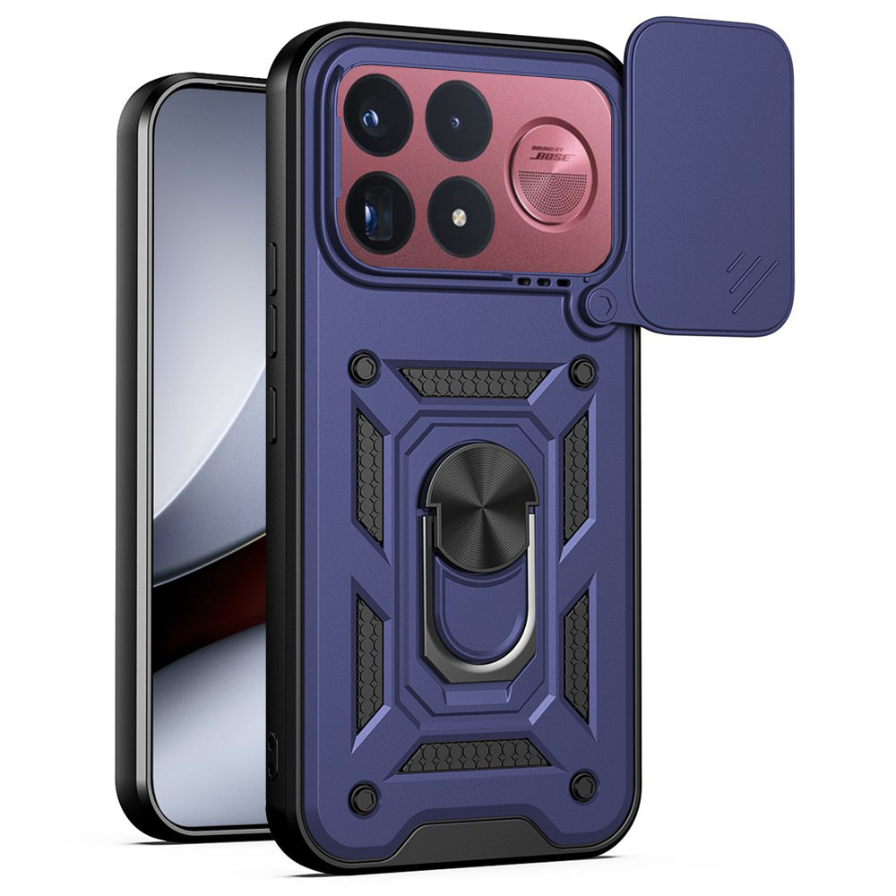 Калъф за Xiaomi Poco F9 Ultra, Techsuit, CamShield, син

