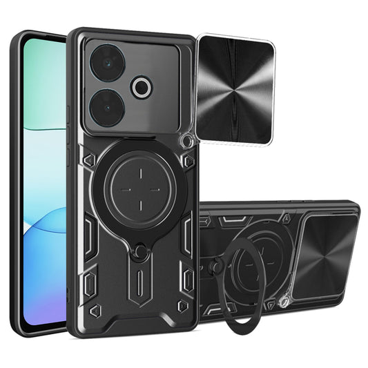 Калъф за Xiaomi Poco M6 4G / Redmi 13, Techsuit, CamGuard Pro, Черен