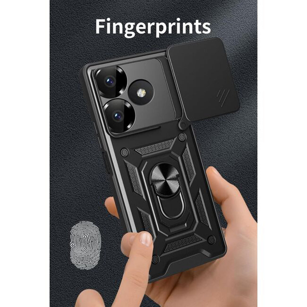 Калъф за Xiaomi Poco M6 4G / Redmi 13, Techsuit, CamShield, Син