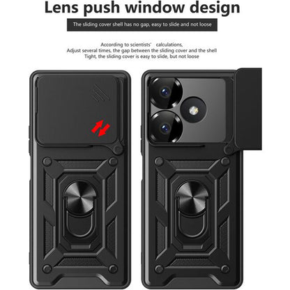 Case for Xiaomi Poco M6 4G / Redmi 13, Techsuit, CamShield, Black