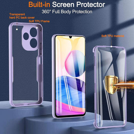 Калъф за Xiaomi Poco M6 4G / Redmi 13, Techsuit, ColorVerse 360, Черен